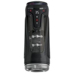 PDX ELITE - MASTURBADOR AUTOMÁTICO MOTO-BATOR PRO THRUSTING STROKER VIBRADOR Y CALOR 26.5 CM | VibraZon