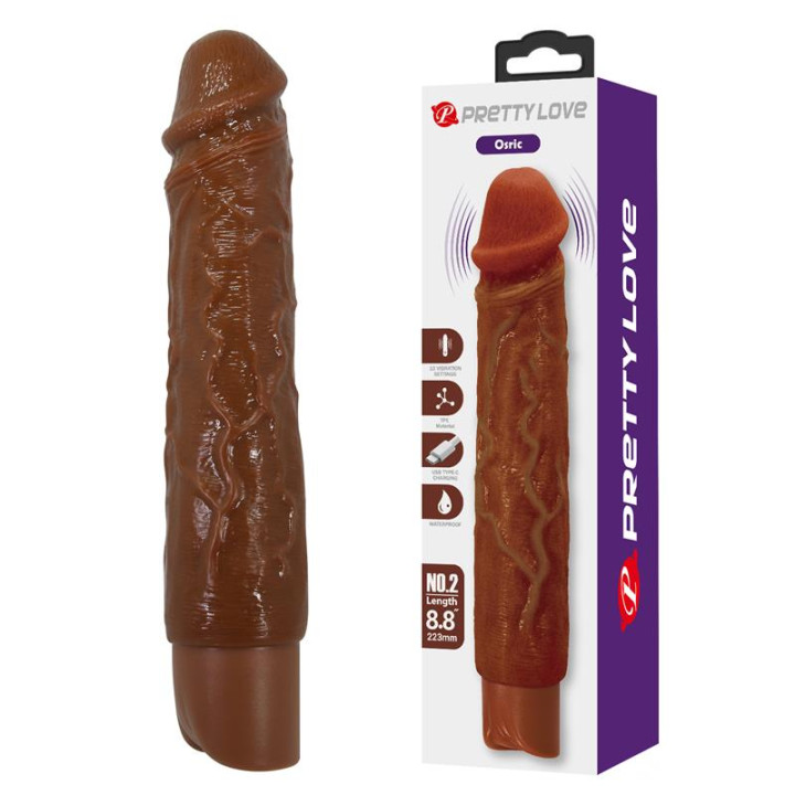 Osric Vibrador Realista 8.8 de Prettylove | VibraZon