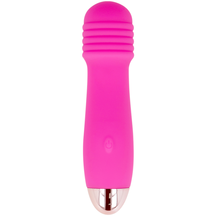 DOLCE VITA - VIBRADOR RECARGABLE THREE ROSA 7 VELOCIDADES | VibraZon