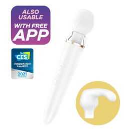 SATISFYER - DOUBLE WANDER APP BLANCO | VibraZon