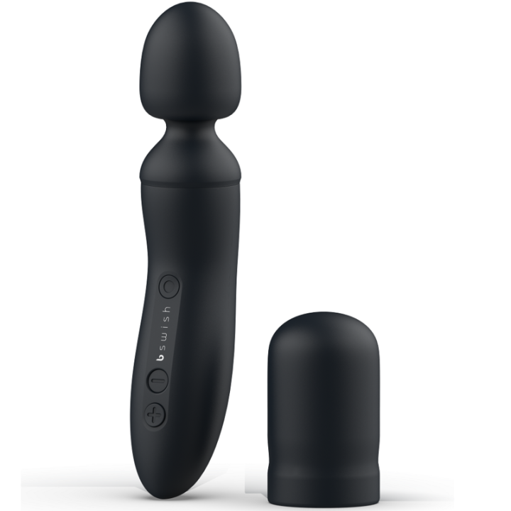 B SWISH - BTHRILLED VIBRADOR WAND PREMIUM NEGRO | VibraZon