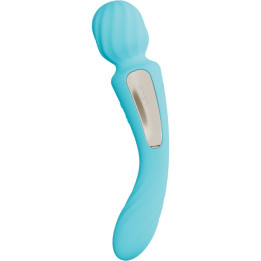 LELO - SWITCH VIBRADOR WANDA ESTIMULACIÓN DOBLE CELESTE | VibraZon