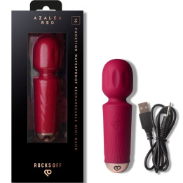 ROCKS-OFF - MINI WAND RECARGABLE 16 FUNCIONES BURDEOS | VibraZon