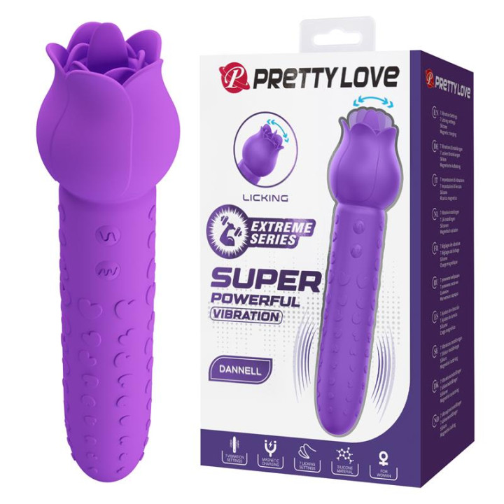 Dannell Estimulador con Lengua de Prettylove | VibraZon