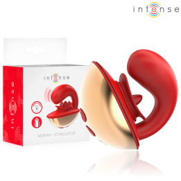 INTENSE - MARIAH VIBRADOR & ESTIMULADOR EN FORMA DE U 10 VIBRACIONES ROJO | VibraZon