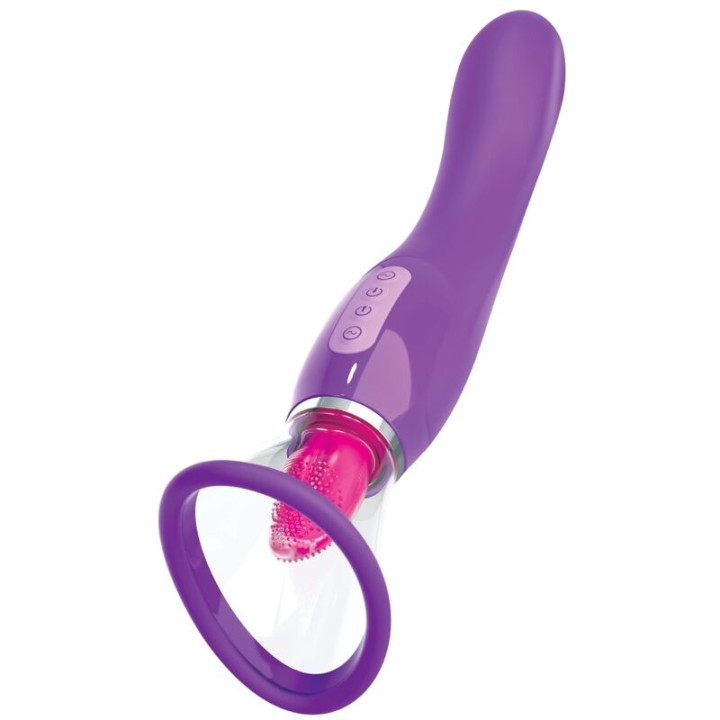 FANTASY FOR HER - SUCCIONADOR CLITORIS LENGUA ESTIMULADORA VIOLETA | VibraZon