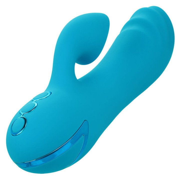 CALEXOTICS - SUNSET BEACH SEDUCER VIBRADOR Y ESTIMULADOR 10 FUNCIONES AZUL | VibraZon