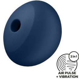 SATISFYER - AIR POWER 4 ESTIMULADOR & VIBRADOR 12 VIBRACIONES AZUL | VibraZon