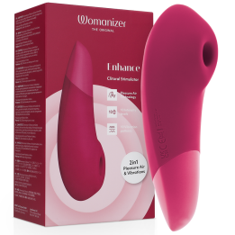 WOMANIZER - ENHANCE ESTIMULADOR DE CLITORÍS ROSA VIBRANTE | VibraZon