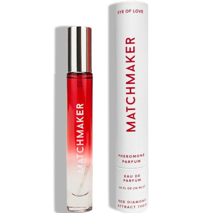 EYE OF LOVE - MATCHMAKER ROJO DIAMOND PERFUME PARA ÉL Y ELLA 10 ML | VibraZon