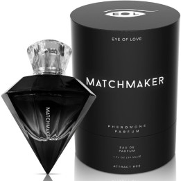 EYE OF LOVE - MATCHMAKER NEGRO DIAMOND PERFUME FEROMONAS PARA ÉL 30 ML | VibraZon
