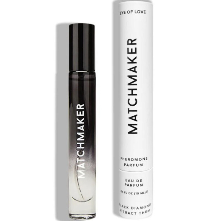 EYE OF LOVE - MATCHMAKER NEGRO DIAMOND PERFUME FEROMONAS PARA ÉL Y ELLA 10 ML | VibraZon
