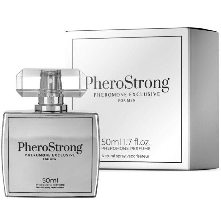 PHEROSTRONG - PERFUME CON FEROMONAS EXCLUSIVE PARA HOMBRE 50 ML | VibraZon