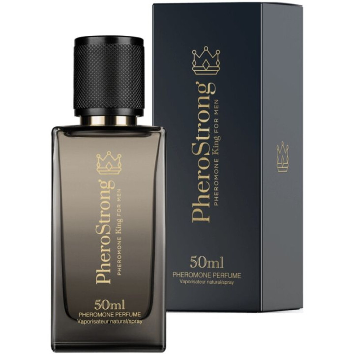 PHEROSTRONG - PERFUME CON FEROMONAS KING PARA HOMBRE 50 ML | VibraZon