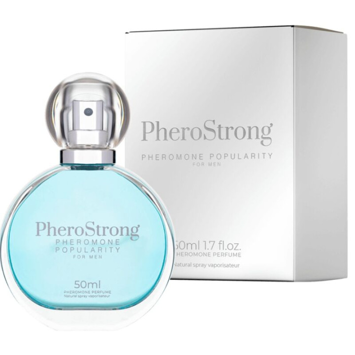 PHEROSTRONG - PERFUME CON FEROMONAS POPULARITY PARA HOMBRE 50 ML | VibraZon