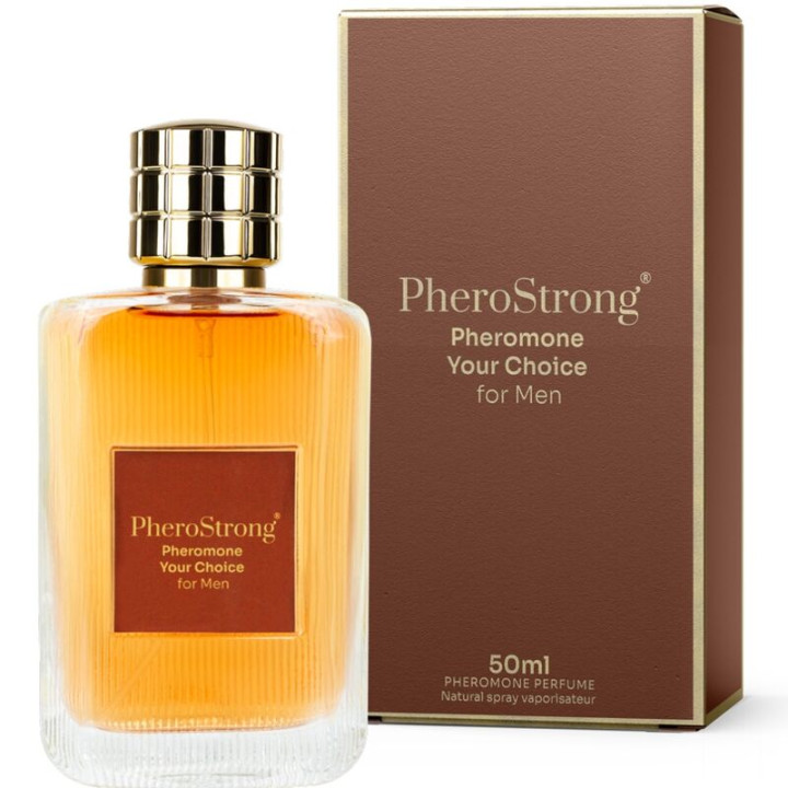 PHEROSTRONG - PERFUME CON FEROMONAS YOUR CHOICE PARA HOMBRE 50 ML | VibraZon