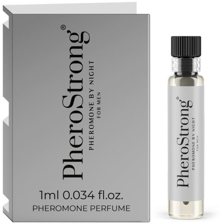 PHEROSTRONG - PERFUME CON FEROMONAS BY NIGHT PARA HOMBRE 1 ML | VibraZon