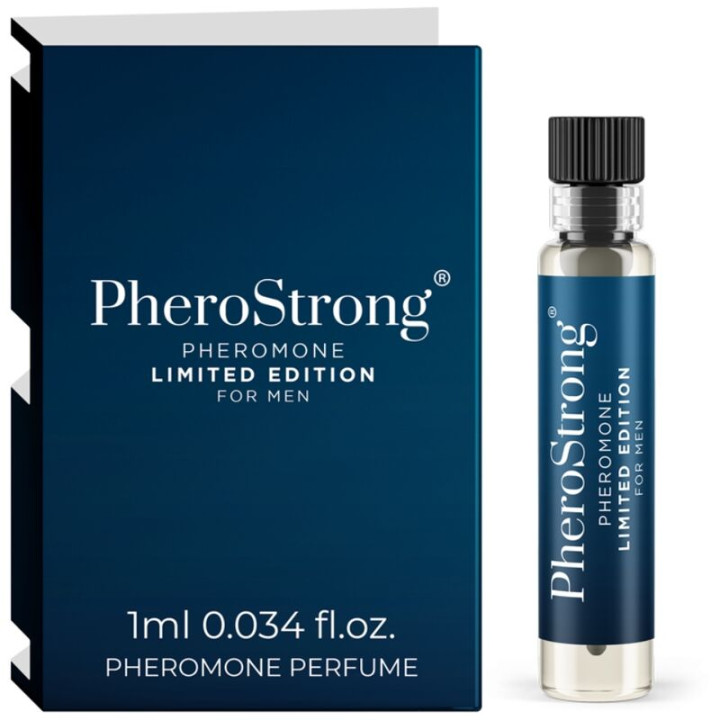 PHEROSTRONG - PERFUME CON FEROMONAS LIMITED EDITION PARA HOMBRE 1 ML | VibraZon