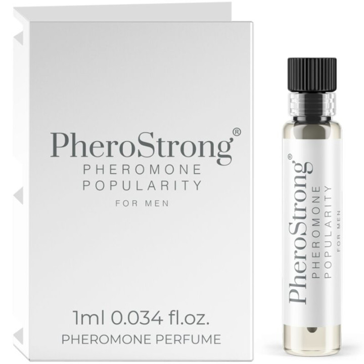 PHEROSTRONG - PERFUME CON FEROMONAS POPULARITY PARA HOMBRE 1 ML | VibraZon