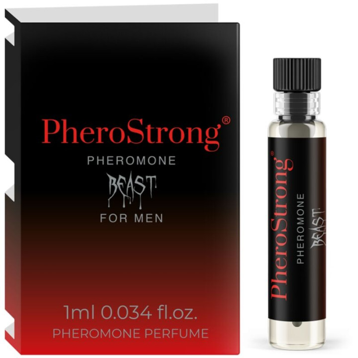 PHEROSTRONG - PERFUME CON FEROMONAS BEAST PARA HOMBRE 1 ML | VibraZon