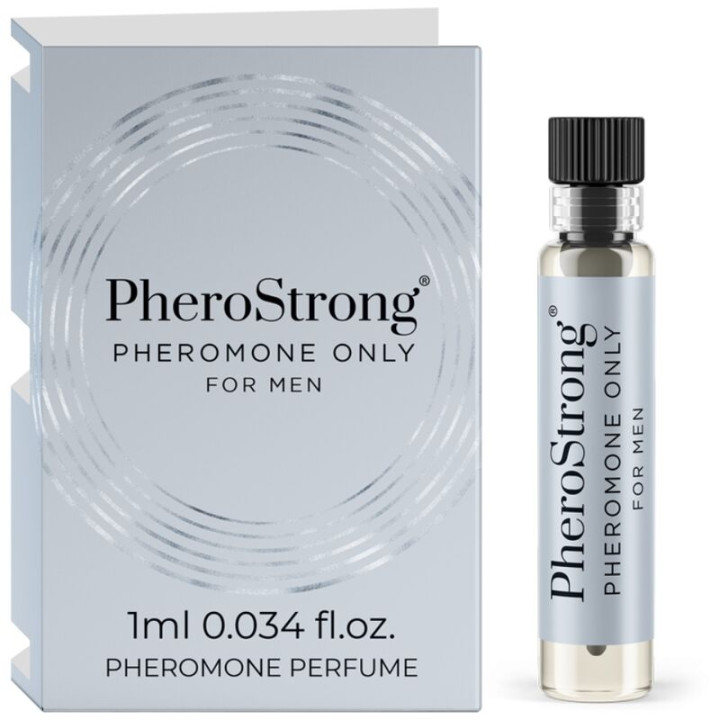 PHEROSTRONG - PERFUME CON FEROMONAS ONLY PARA HOMBRE 1 ML | VibraZon