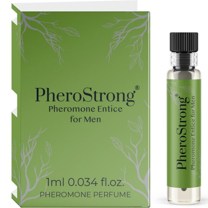 PHEROSTRONG - PERFUME CON FEROMONAS ENTICE PARA HOMBRE 1 ML | VibraZon