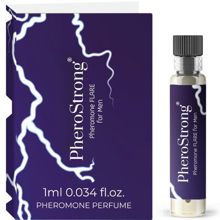 PHEROSTRONG - FLARE PERFUME CON FEROMONAS PARA HOMBRE 1 ML | VibraZon