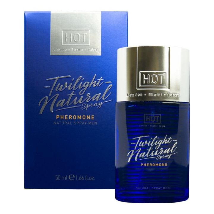HOT - TWILIGHT SPRAY NATURAL CON FEROMONAS HOMBRE 50 ML | VibraZon