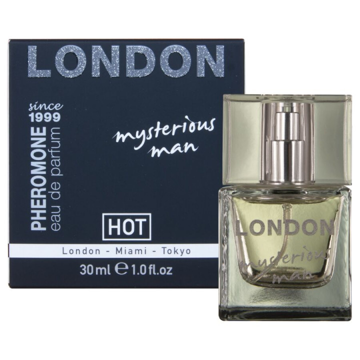 HOT - PERFUME CON FEROMONAS LONDON MYSTERIOUS HOMBRE 30 ML | VibraZon