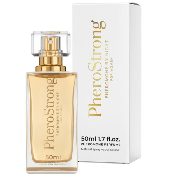 PHEROSTRONG - PERFUME CON FEROMONAS BY NIGHT PARA MUJER 50 ML | VibraZon