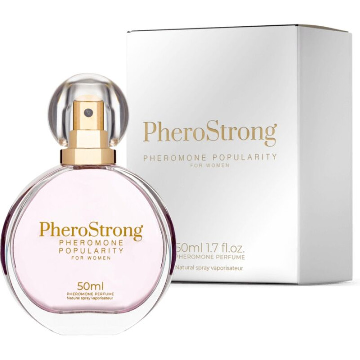 PHEROSTRONG - PERFUME CON FEROMONAS POPULARITY PARA MUJER 50 ML | VibraZon