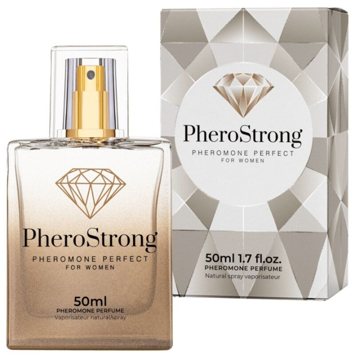 PHEROSTRONG - PERFUME CON FEROMONAS PERFECT PARA MUJER 50 ML | VibraZon