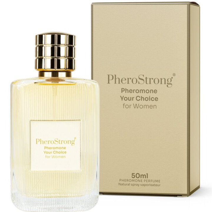 PHEROSTRONG - PERFUME CON FEROMONAS YOUR CHOICE PARA WOMEN 50 ML | VibraZon