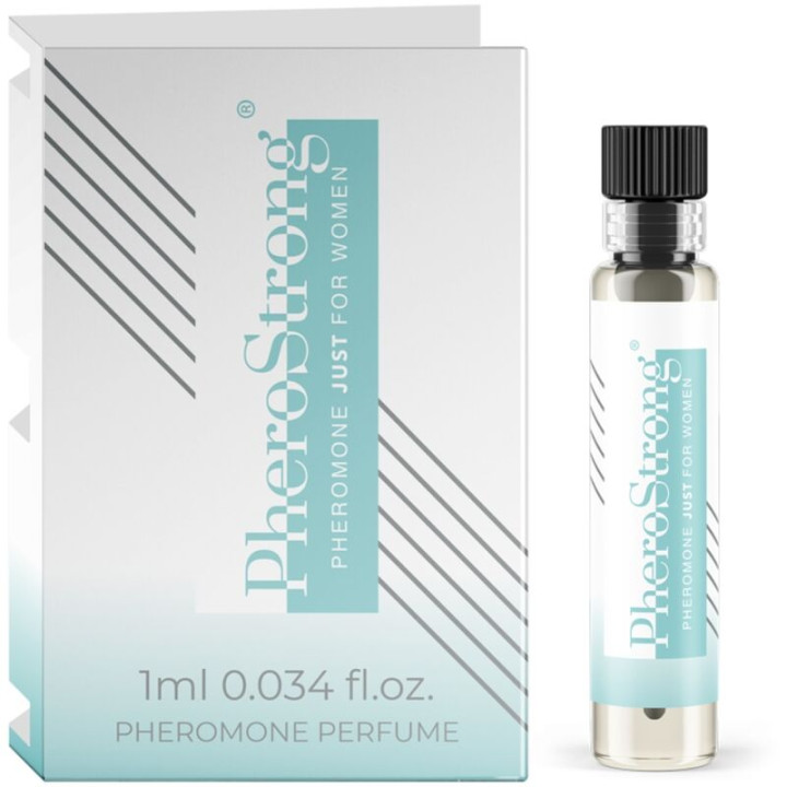 PHEROSTRONG - PERFUME CON FEROMONAS JUST PARA MUJER 1 ML | VibraZon