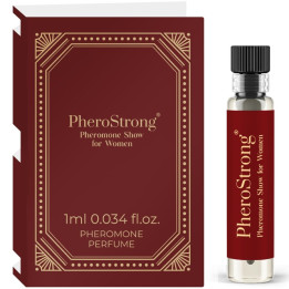 PHEROSTRONG - PERFUME CON FEROMONAS SHOW PARA MUJER 1 ML | VibraZon