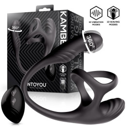 Kamber Plug Anal Vibración y Waving 360º y Estimulador Testículos de Intoyou | VibraZon