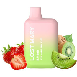 LOST MARY - BM600 VAPER NICOTINA 2% DESECHABLE SABOR FRESA KIWI | VibraZon