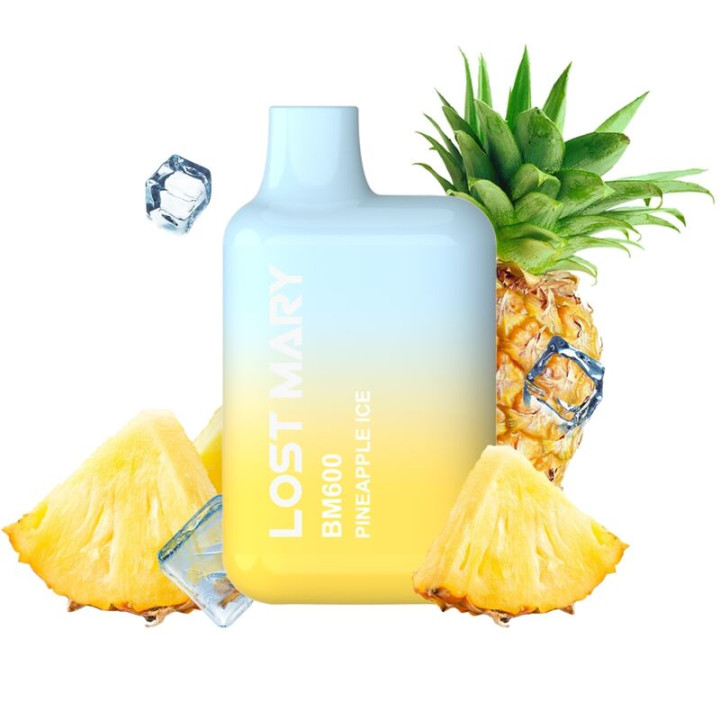 LOST MARY - BM600 VAPER NICOTINA 2% DESECHABLE SABOR PIÑA HELADA | VibraZon