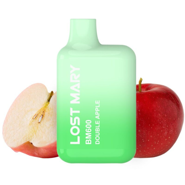 LOST MARY - BM600 VAPER NICOTINA 2% DESECHABLE SABOR DOBLE MANZANA | VibraZon