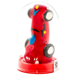 CONDOMERIE - PRESERVATIVO DECORATIVO PINTADO A MANO COCHE DE CARRERAS | VibraZon