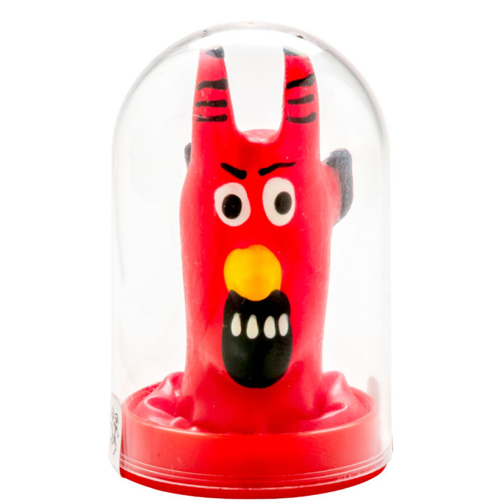 CONDOMERIE - PRESERVATIVO DECORATIVO PINTADO A MANO DIABLO ROJO | VibraZon