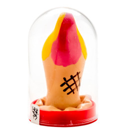 CONDOMERIE - PRESERVATIVO DECORATIVO PINTADO A MANO HELADO | VibraZon