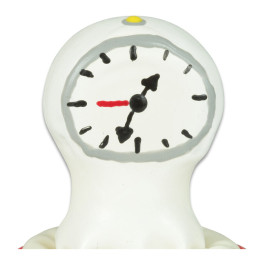CONDOMERIE - PRESERVATIVO DECORATIVO PINTADO A MANO RELOJ | VibraZon