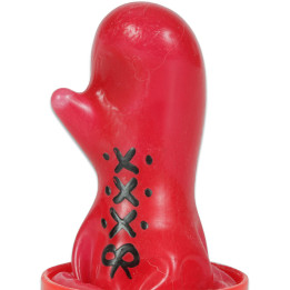 CONDOMERIE - PRESERVATIVO DECORATIVO PINTADO A MANO GUANTE DE BOXEO | VibraZon