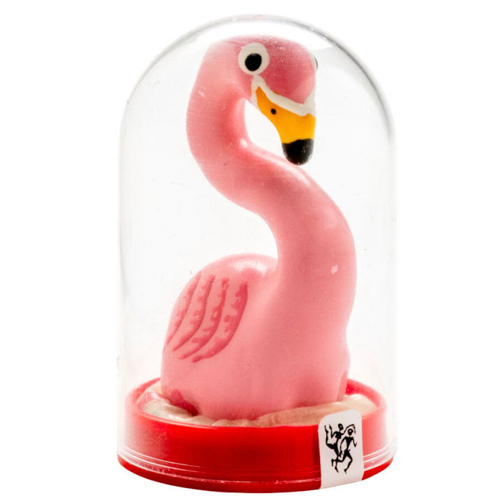 CONDOMERIE - PRESERVATIVO DECORATIVO PINTADO A MANO FLAMENCO ROSA | VibraZon