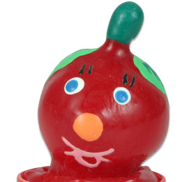 CONDOMERIE - PRESERVATIVO DECORATIVO PINTADO A MANO TOMATE | VibraZon