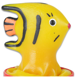 CONDOMERIE - PRESERVATIVO DECORATIVO PINTADO A MANO PESCADO AKVARIUM | VibraZon