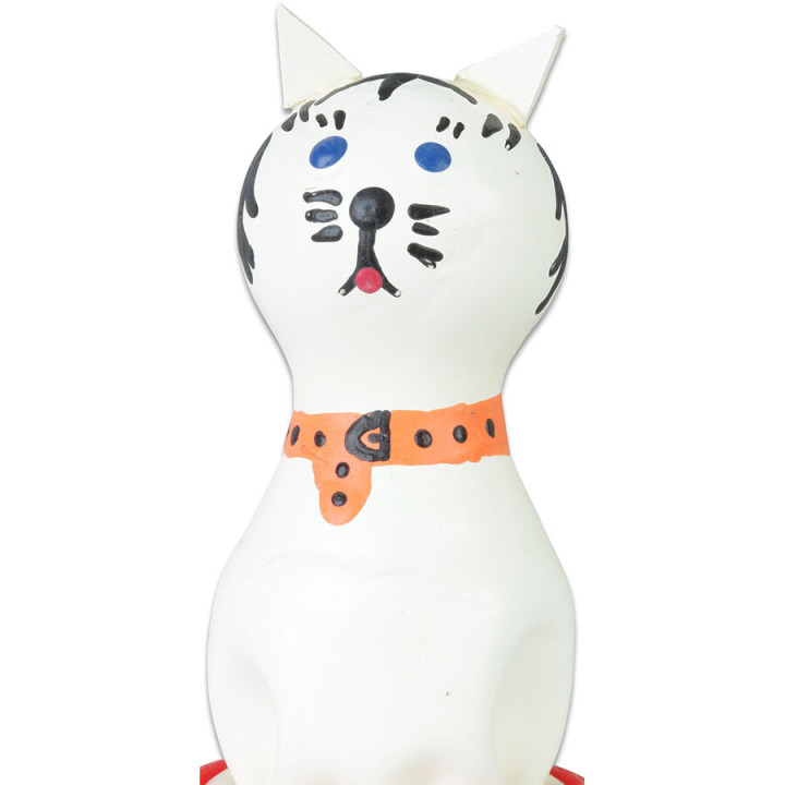 CONDOMERIE - PRESERVATIVO DECORATIVO PINTADO A MANO GATO BLANCO | VibraZon