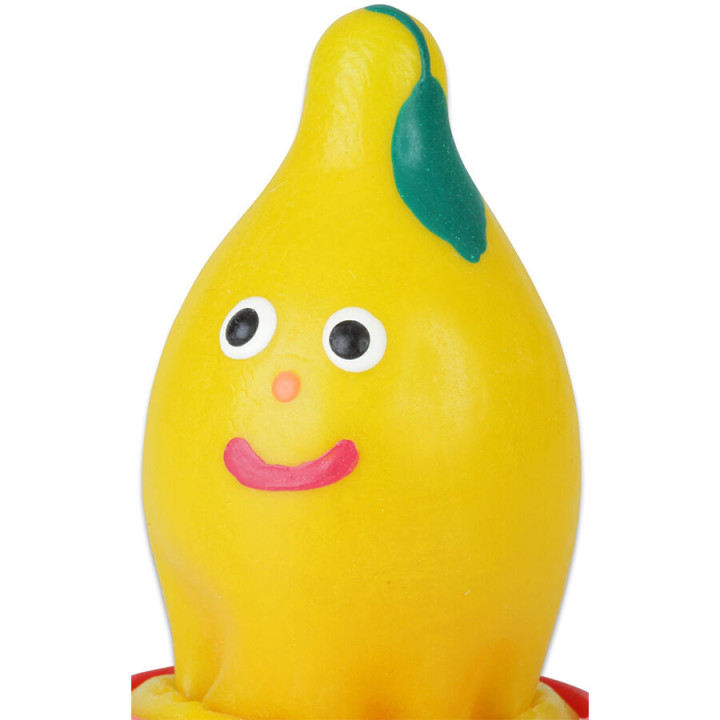 CONDOMERIE - PRESERVATIVO DECORATIVO PINTADO A MANO LIMÓN | VibraZon
