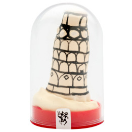 CONDOMERIE - PRESERVATIVO DECORATIVO PINTADO A MANO TORRE DE PISA | VibraZon